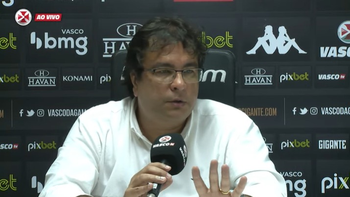 Adriano Mendes explica situação de Leven Siano e Vasco