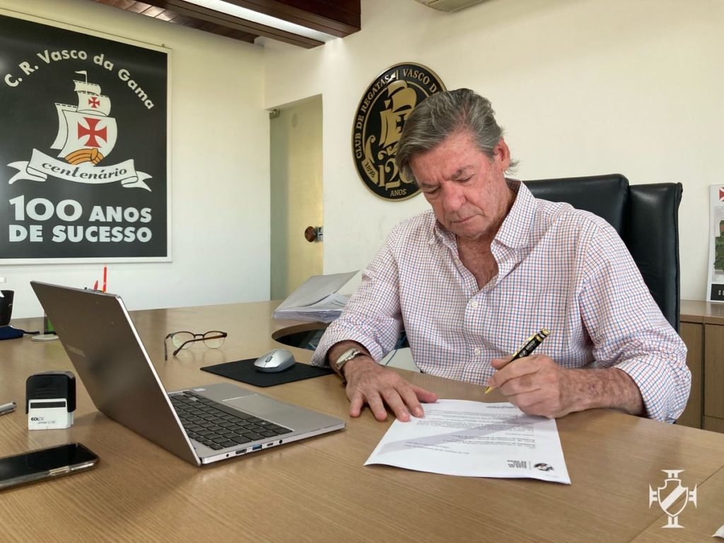Salgado assinou com mais dois patrocínios para o Vasco