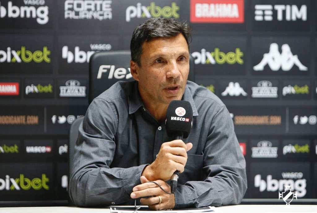 O treinador Zé Ricardo venceu uma partida e empatou outra neste início de temporada pelo Vasco