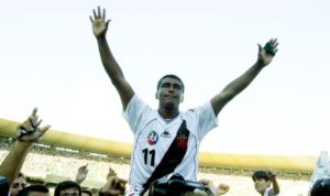 Romário, ídolo do Vasco