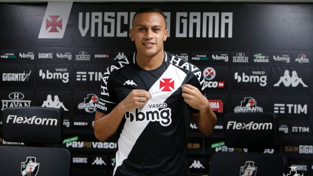 Léo Jabá jogou no Vasco em 2021. Foto: Rafael Ribeiro/CRVG