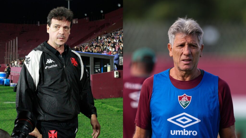 Vasco em ascensão pode dar nó tático no Flu com novidades no time fernando diniz renato gaúcho